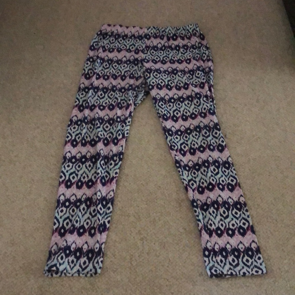 Kids purple tie dye leggings